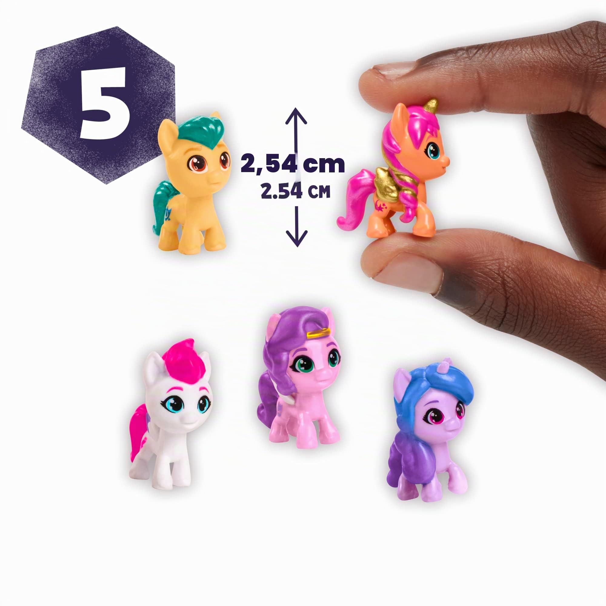 My Little Pony Spielzeuge Mini World Magic Mare Stream, Wohnmobil Spielset zum Selbergestalten für Kinder