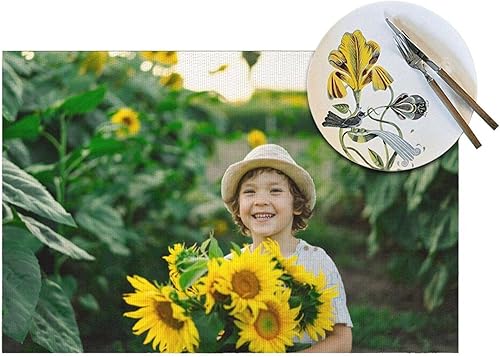 Miniatura 4 de Manteles individuales personalizables, personaliza tu nombre, foto texto, tapete para mesa de niños, lavable y resistente al calor, para mesa de