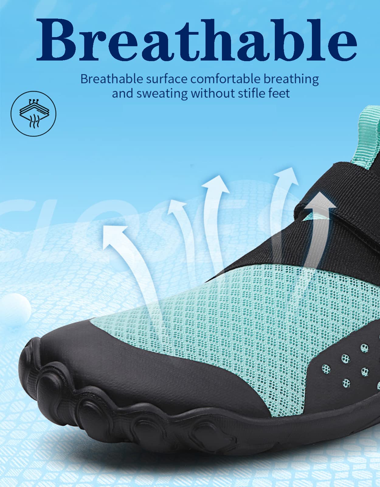 Zapatos Acuáticos Zapatos Acuáticos Zapatos Acuáticos De Secado Rápido para Mujeres Zapatos Acuáticos Zapatos Deportivos De Playa Zapatos De Natación para Remar Pesca(40 EU, Blue)