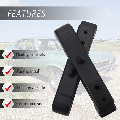 Miniatura 6 de 4 almohadillas de soporte aislantes de radiador, 4 cojines de montaje de radiador de núcleos que reemplazan 4012-326-682S 4 cojines de montaje