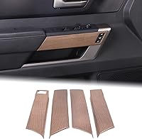 Vista 24 de Aunginsy Tira de Embellecedor para Puerta Interior Compatible con Toyota Tundra 2022+/Sequoia 2023+ Cubierta Decorativa Protectora para Manija