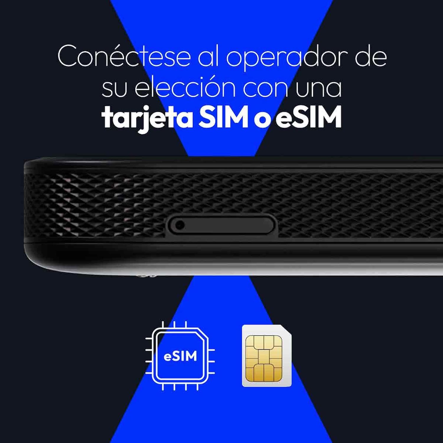 NETGEAR Nighthawk M7 | Router Wi-Fi portátil 5G con eSIM | Hotspot WiFi portátil Desbloqueado con Ranura SIM física, Compatible con Cualquier Operador | 5G/4G/LTE | WiFi 7 | 3,6 Gbps | MH7150 4