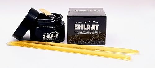 Resina Shilajit de 1.06 oz con ácido fúlvico y minerales traza, Shilajit puro original del Himalaya con gel de suplemento de ácido húmico 85+, apoyo
