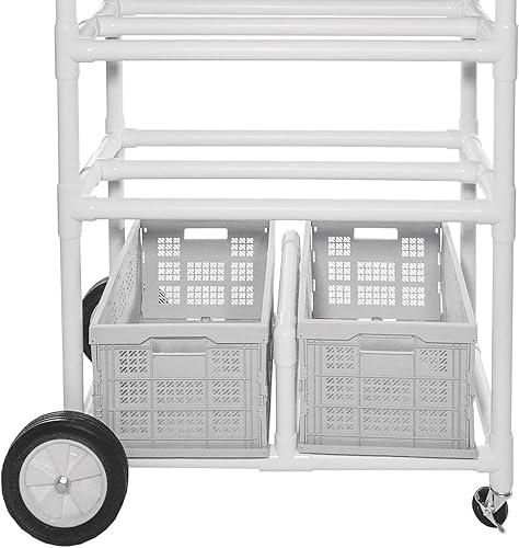 Miniatura 5 de Champion Sports Carro todo terreno de alto impacto - 53" L x 19" W x 59" H - Blanco