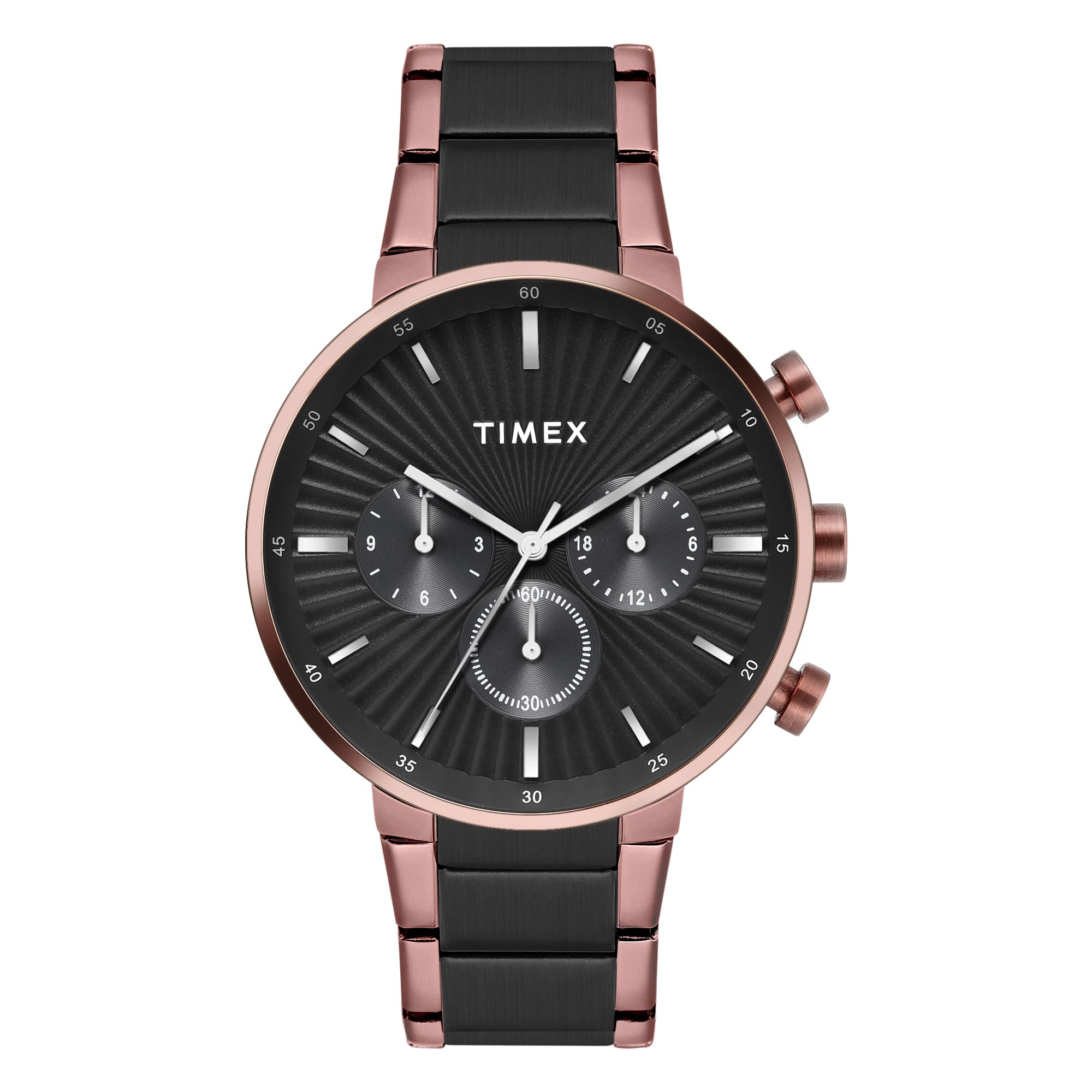Black Round Dial Analog Men's Watch - TWEG28403-image-24