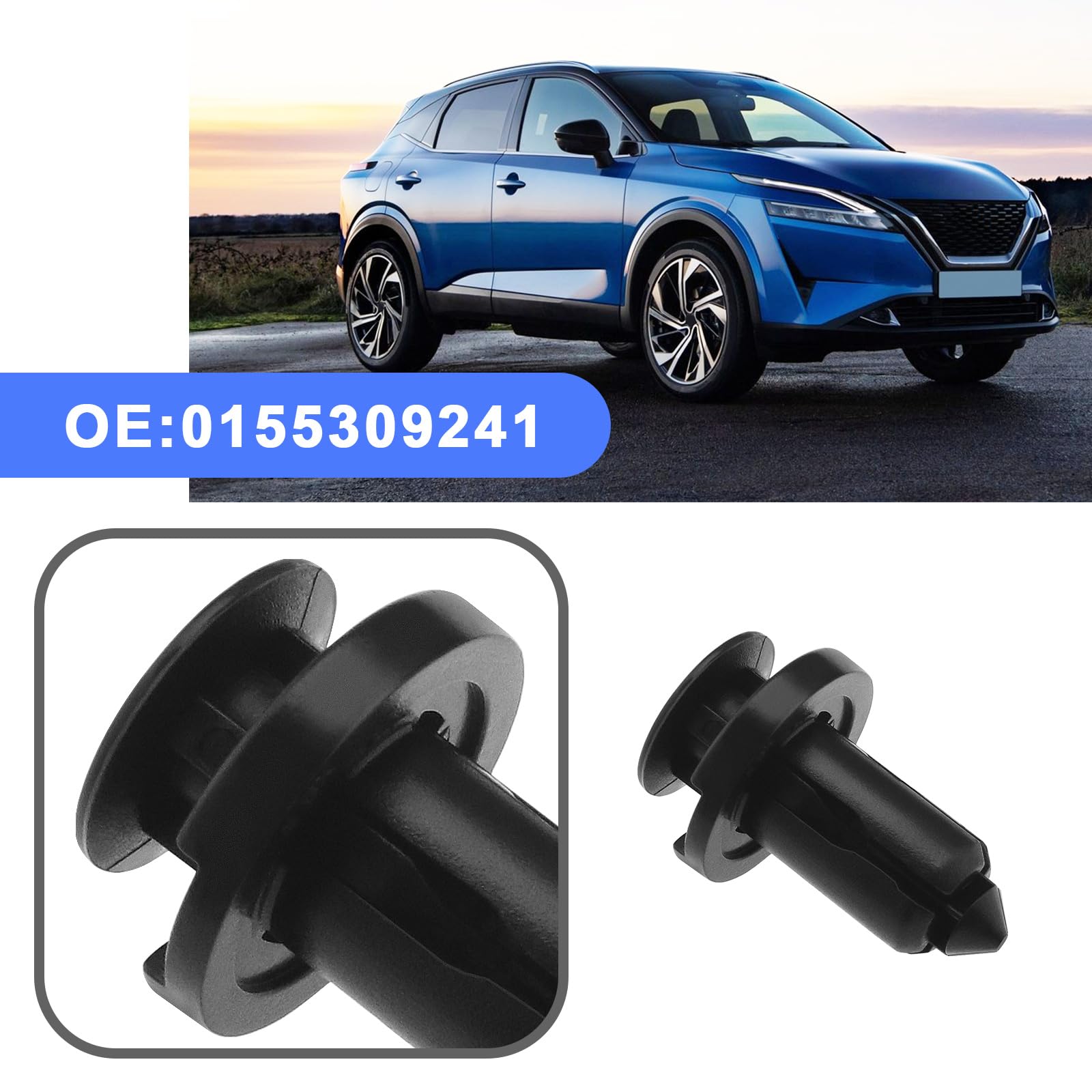 50 Clip Di Fissaggio Per Paraurti Auto – 91506-S9A-003, In Plastica Resistente, Per Honda E Modelli Universali, Fissaggio Piastre E Ruote