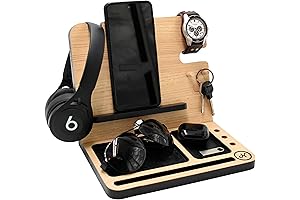 Wood Phone Docking Station: The Ultimate Desk Organizer for Home Offices
