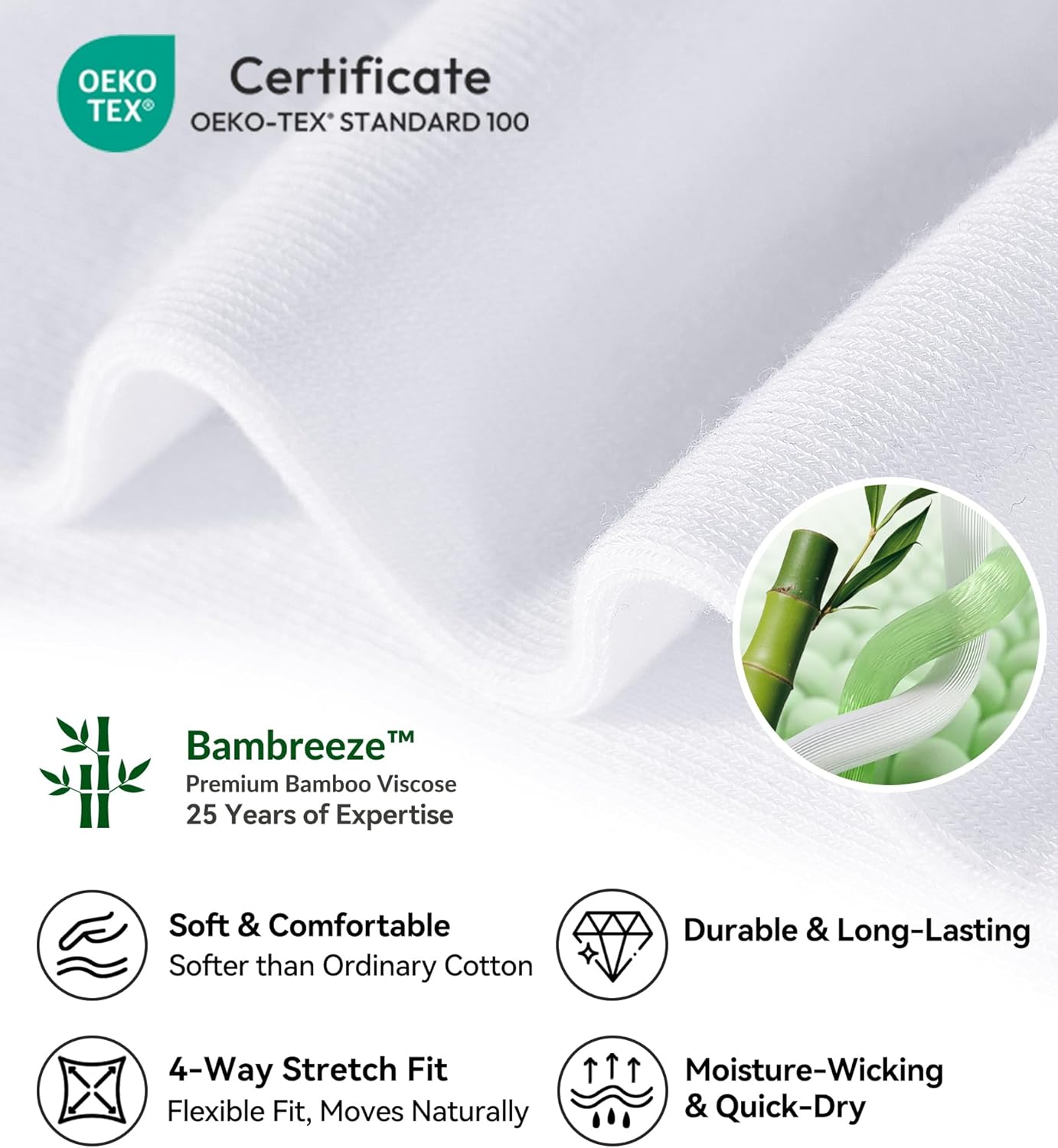 WiWi Womens Crew Socks Viscose Bamboo Casual Socks Super Soft Seamless Toe Sock Solid Cozy Calf Socks 6 Pairs - Image 5