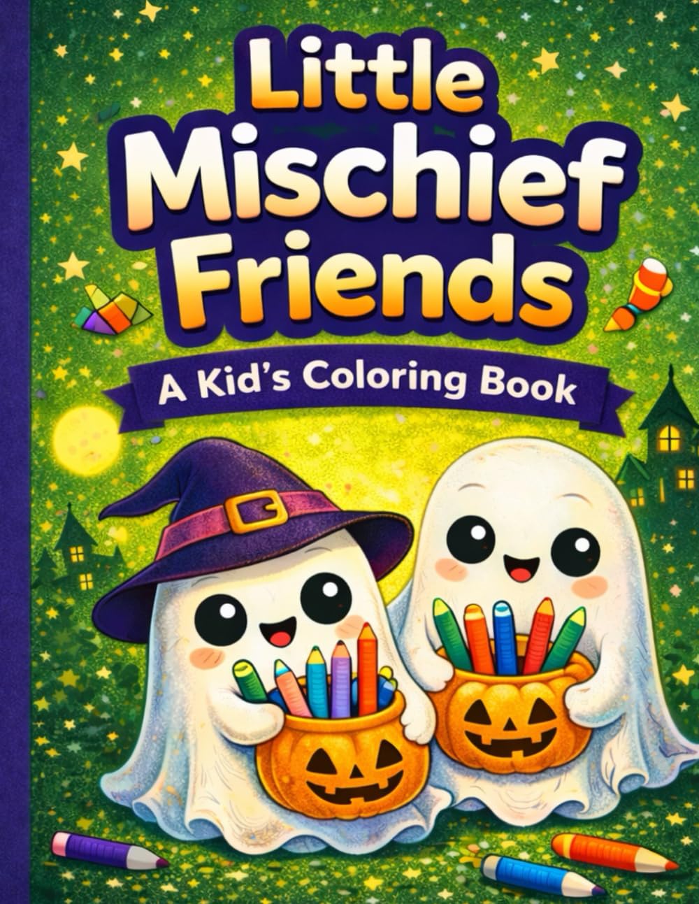 Little Mischief Friends: A Cute and Playful Coloring Book for Kids Ages 2–7