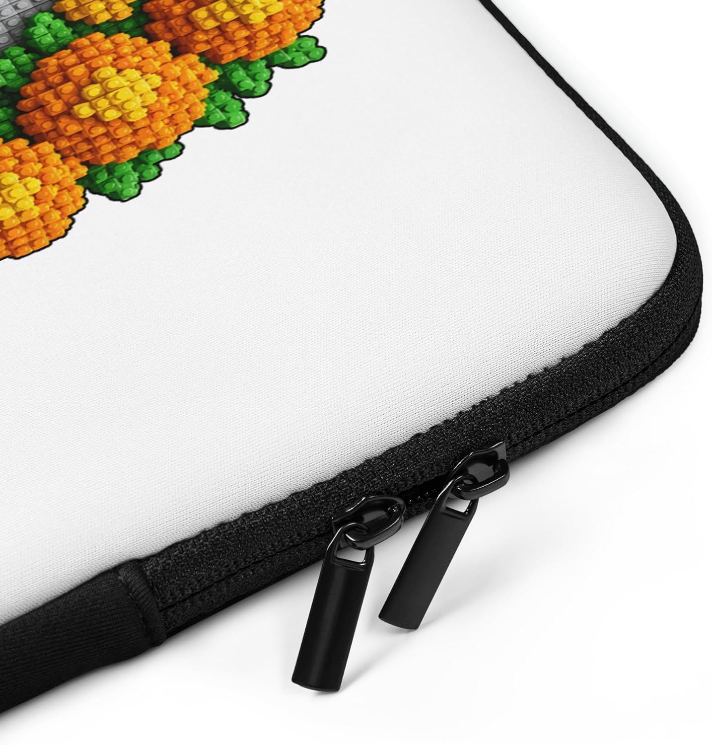 Dia De Los Muertos Brick Builder Mexican Day of Dead Floral Graphic Laptop Sleeve image 3
