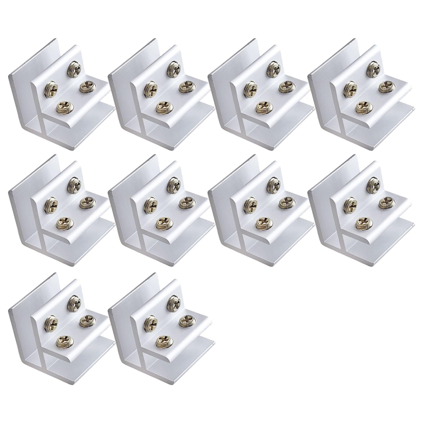 Support de carrelage en aluminium Lot de 10 équerres 90° durables