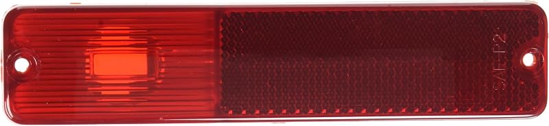 Lente da luz indicadora lateral traseira Crown Automotive J0994021 vermelho – 1 unidade
