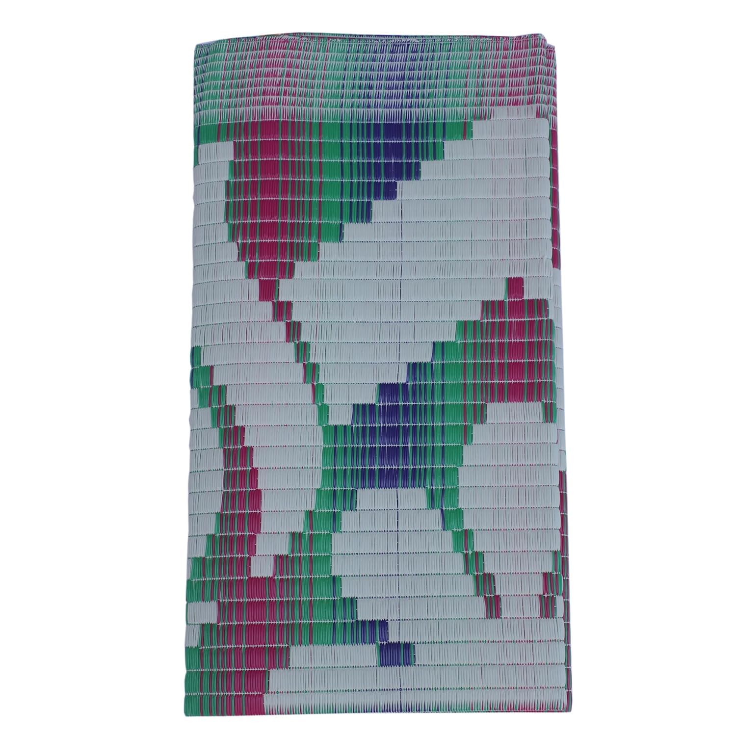 Aak Plastic Square Mats For Floor Sitting Big Size Chatai Mats For Home Sleeping paclk of 2-image-26