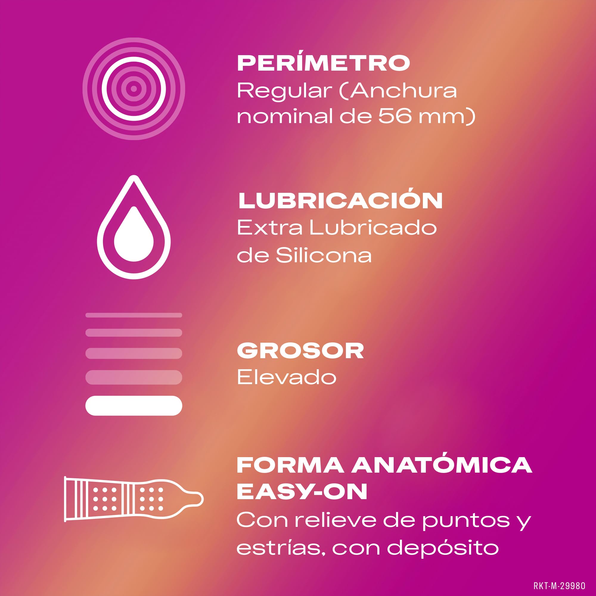 Durex Pleasuremax, Preservativi Con Rilievi e Nervature, Maxiformato da 30 Profilattici, Esclusiva Online Confezione Riciclabile salvaspazio