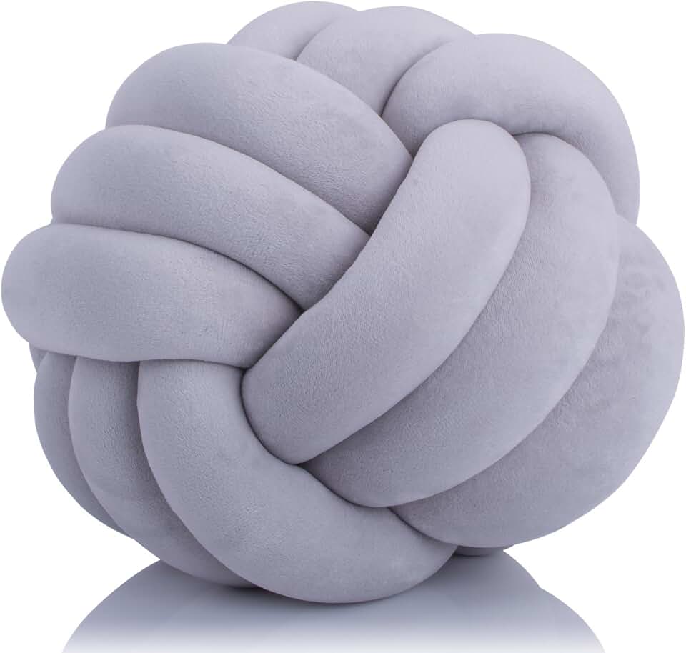knot ball pillow