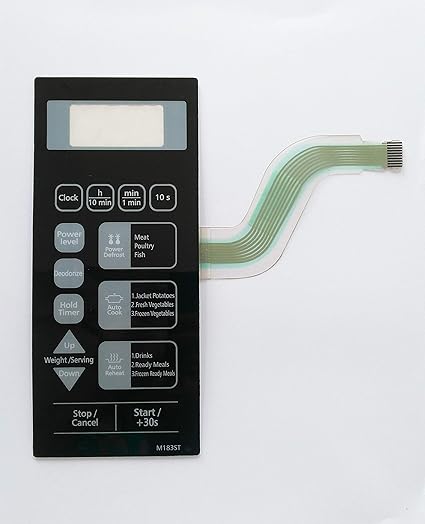 ABLE M183ST Microwave Oven Membrane Keypad (Black)