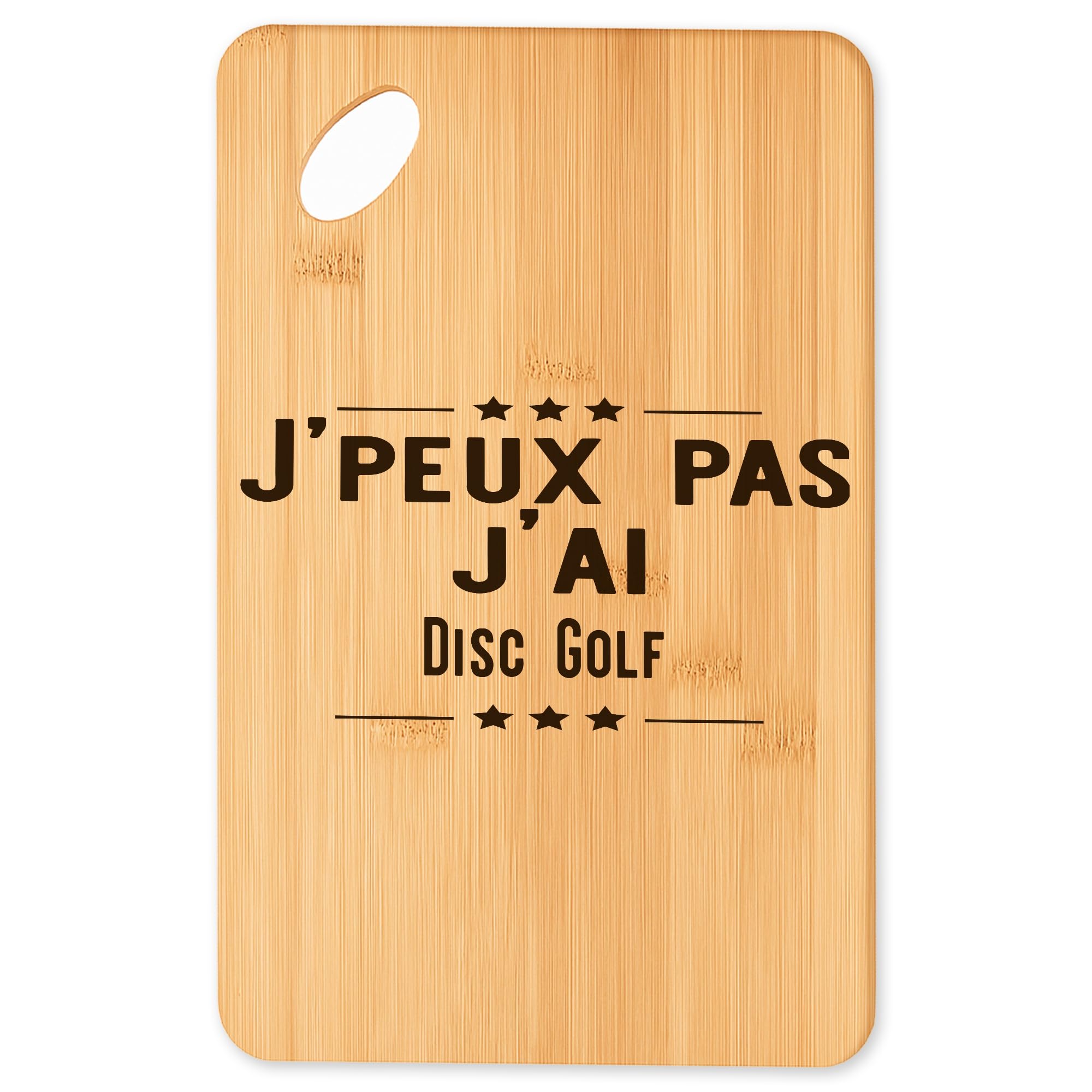 Planche à découper Disc Golf : cadeau original pour amateur de cuisine