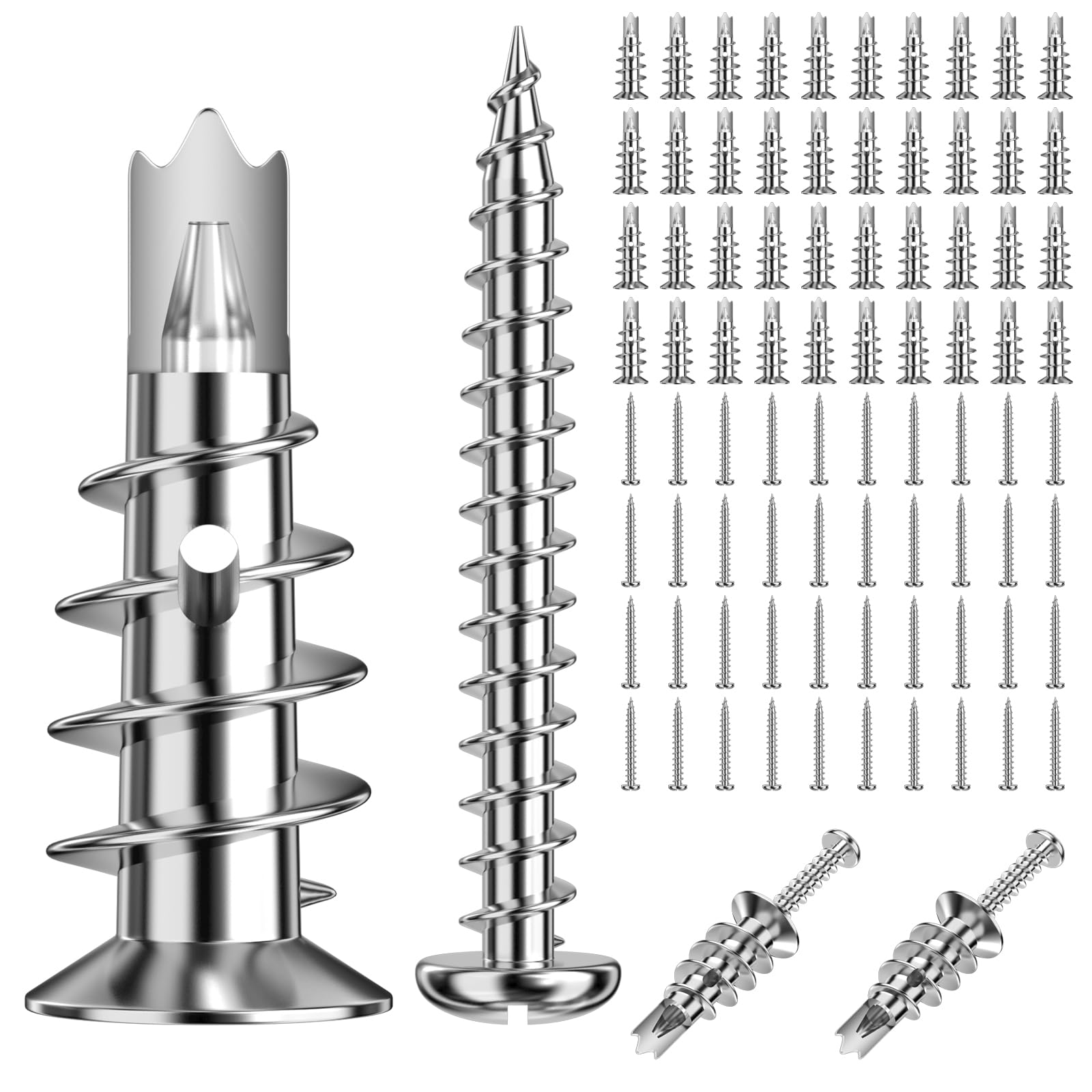 JINTANG 40 Ensembles Chevilles Métalliques à Expansion Avec