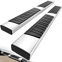 Vista 14 de YITAMOTOR - Estribos de 6 pulgadas compatibles con 2015-2026 Chevrolet Colorado/GMC Canyon Crew Cab, barras laterales de aluminio negro Nerf