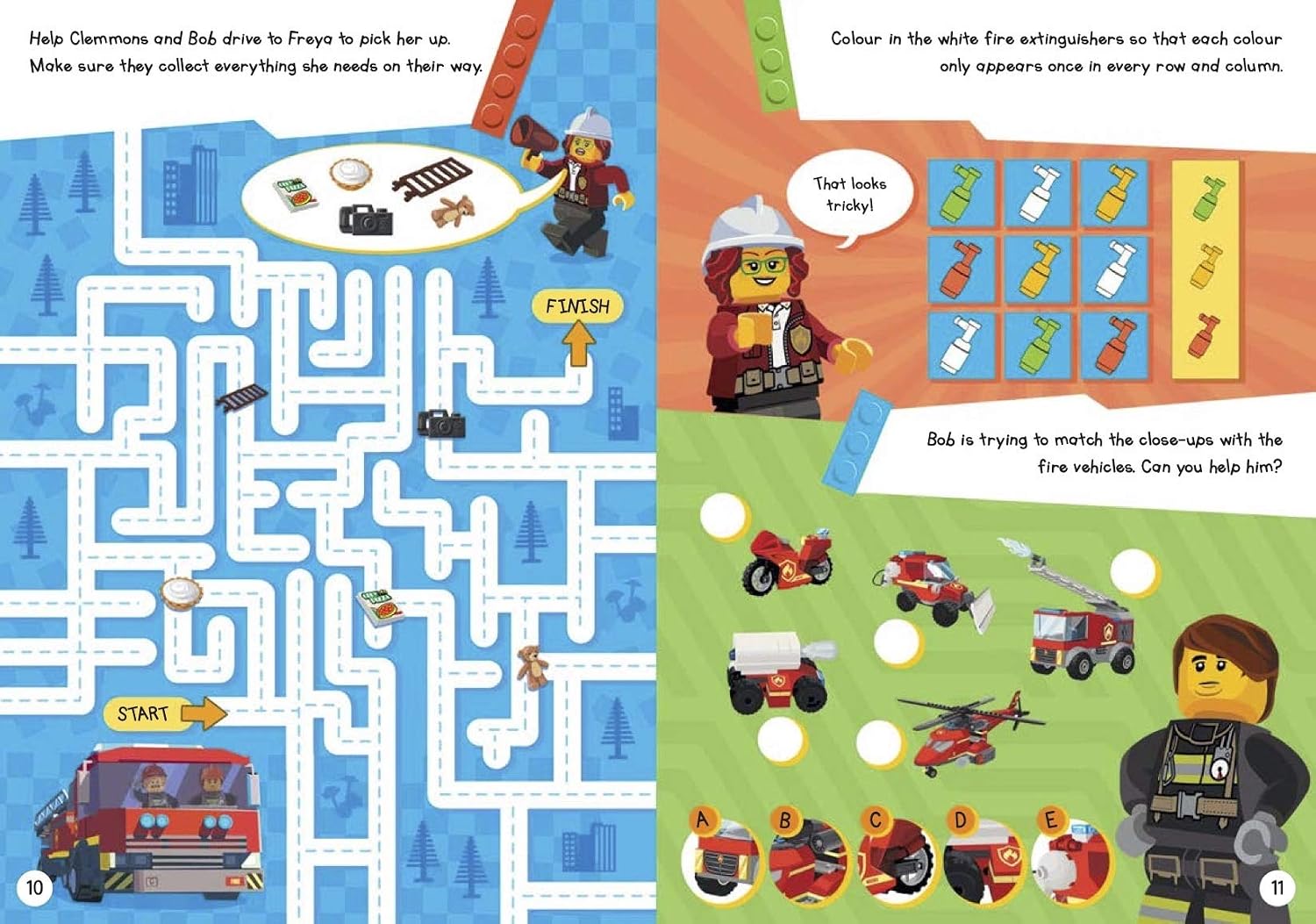 LEGO® City: Stop the Fire!: Activity Book with Minifigure      Paperback – May 27, 2021
