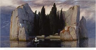 Trademark Fine Art Canvas Wall Art - Arnold Bocklin 'The Isle of The Dead' Wall Art for Living Room, Bedroom, or Office Décor