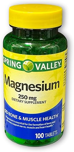Miniatura 6 de Magnesium 250 mg- Bone Muscle Health Tablets 100 Ct (Pack of 1)