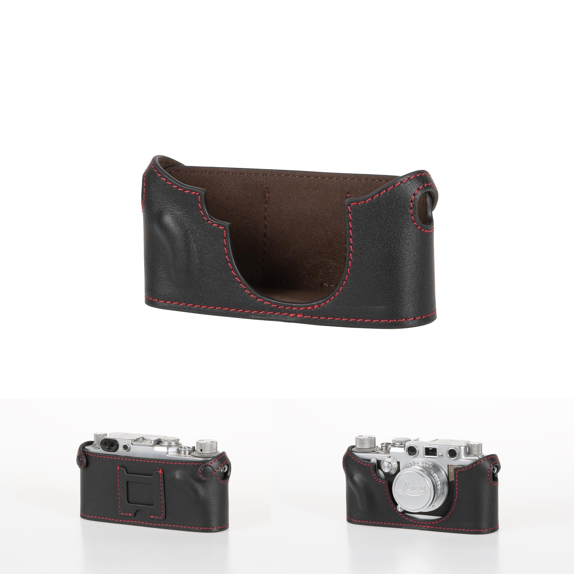 Amazon.co.jp: MRZHOUCASE 本革カメラハーフケース Leica IIIf IIIg