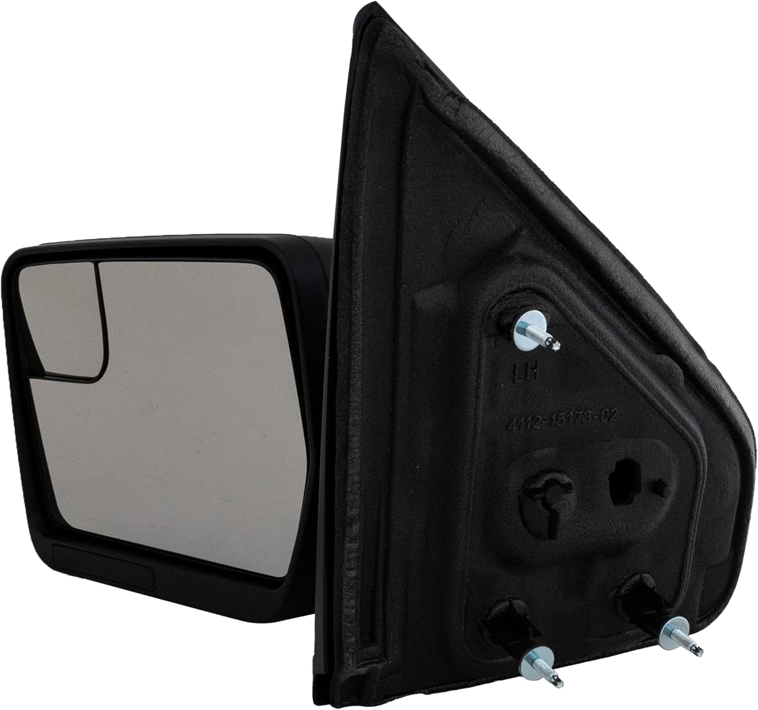 Kool Vue Driver Side Non-Electric Mirror for Ford F-150 2011-2014 Manual Fold Without Signal Light, Blind Spot Monitor, Memory & Puddle Lamp Textured