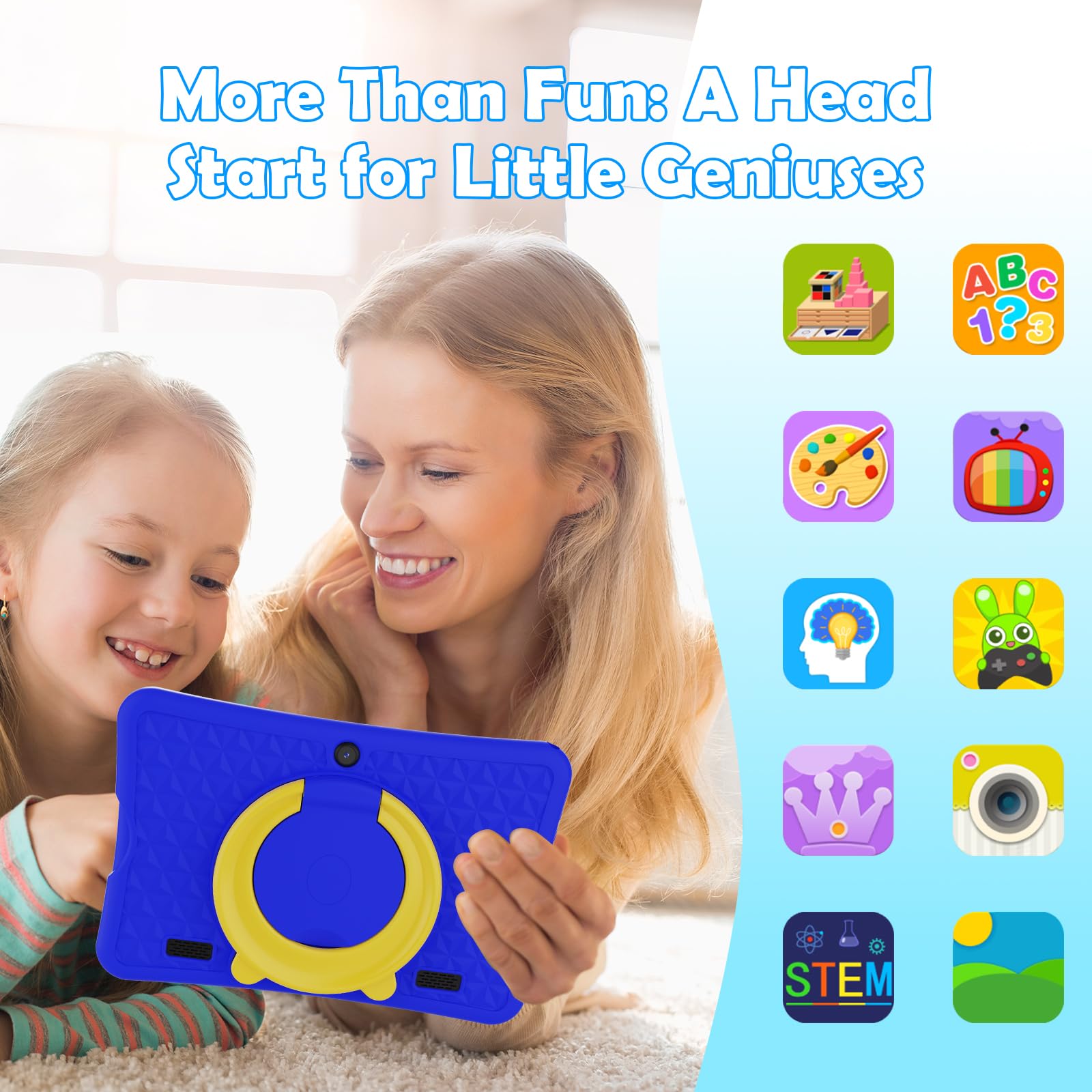 DigiLand Android 15 Tabblet per Bambini - Tablet da 10.1 pollici - Dettaglio