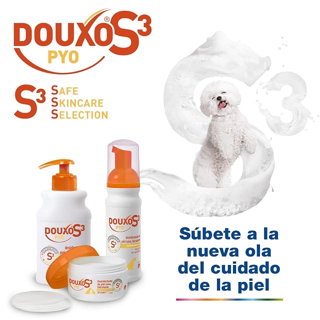 Foto 5 de 5 de DOUXO S3 Pyo Champú para Perros y Gatos - Higiene - Hidratante - Fragancia hipoalergénica - 200ml