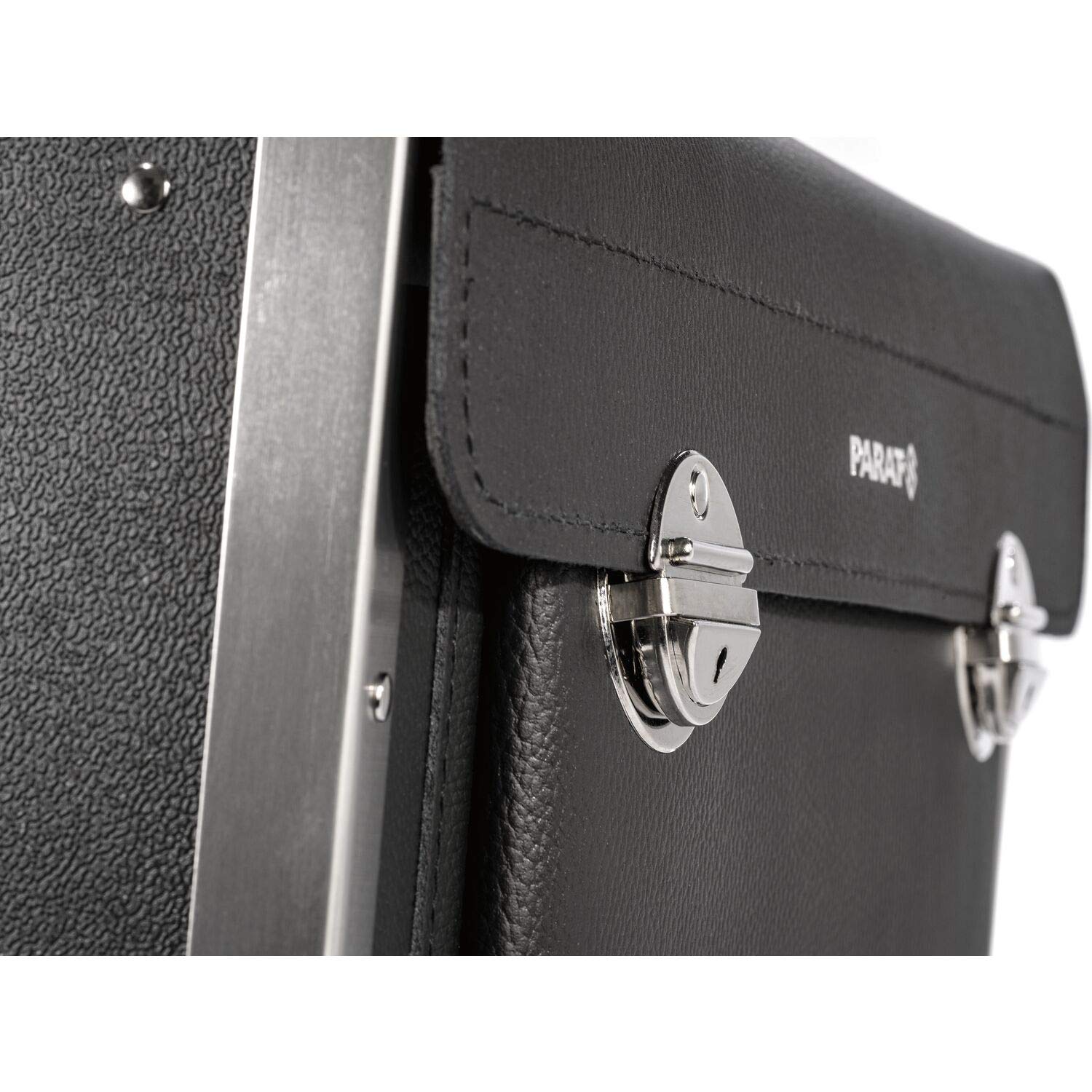 Parat Torba narzędziowa New Classic Kingsize Plus (pusta walizka na 40 narzędzi, materiał tworzywo sztuczne HDPE + skóra bydlęca, torba z zamkiem wtykowym, wymiary 51 x 40 x 25 cm)