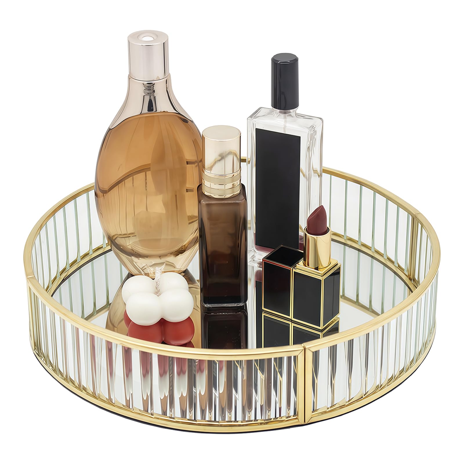 Plateau miroir vintage pour sublimer la décoration de votre coiffeuse ou salle de bain