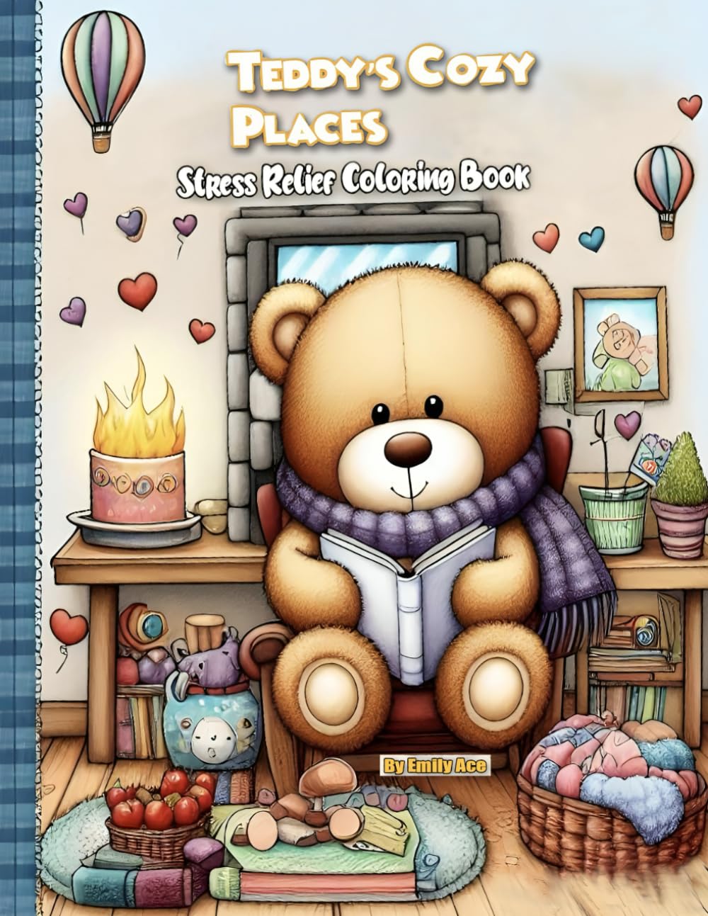 Stress Relief Coloring Book for Adults and Teens: Mental Health Anxiety Relief