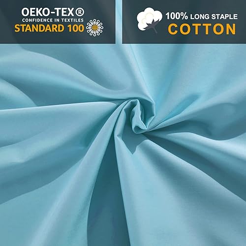 Miniatura 10 de Sábana bajera ajustable individual XL para dormitorio universitario, sábanas 100% algodón egipcio, sábanas bajeras de lujo con bolsillo profundo