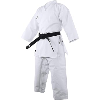 adidas Mens Uniform 8oz Martial Arts Gi WKF Club Karate Uniform - 8oz Martial Arts Students