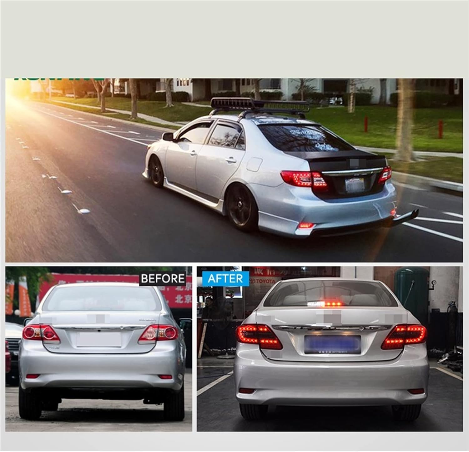 Buy HOSKEL Heart Tail Lights for car Pair of Car Tail Light Assembly