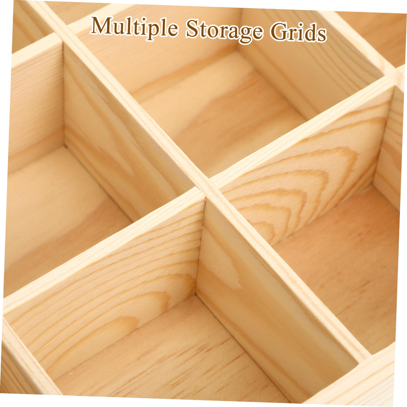 Zerodeko Organizador de Madera de Pino 20 Cajones Compartimentos