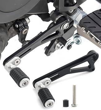 Offroad Adjustable Folding Gear Shift Lever Kit Fits for Harley Pan America 1250 1250S Special RA1250 RA1250S RA1250SE 2021-2026 Silver