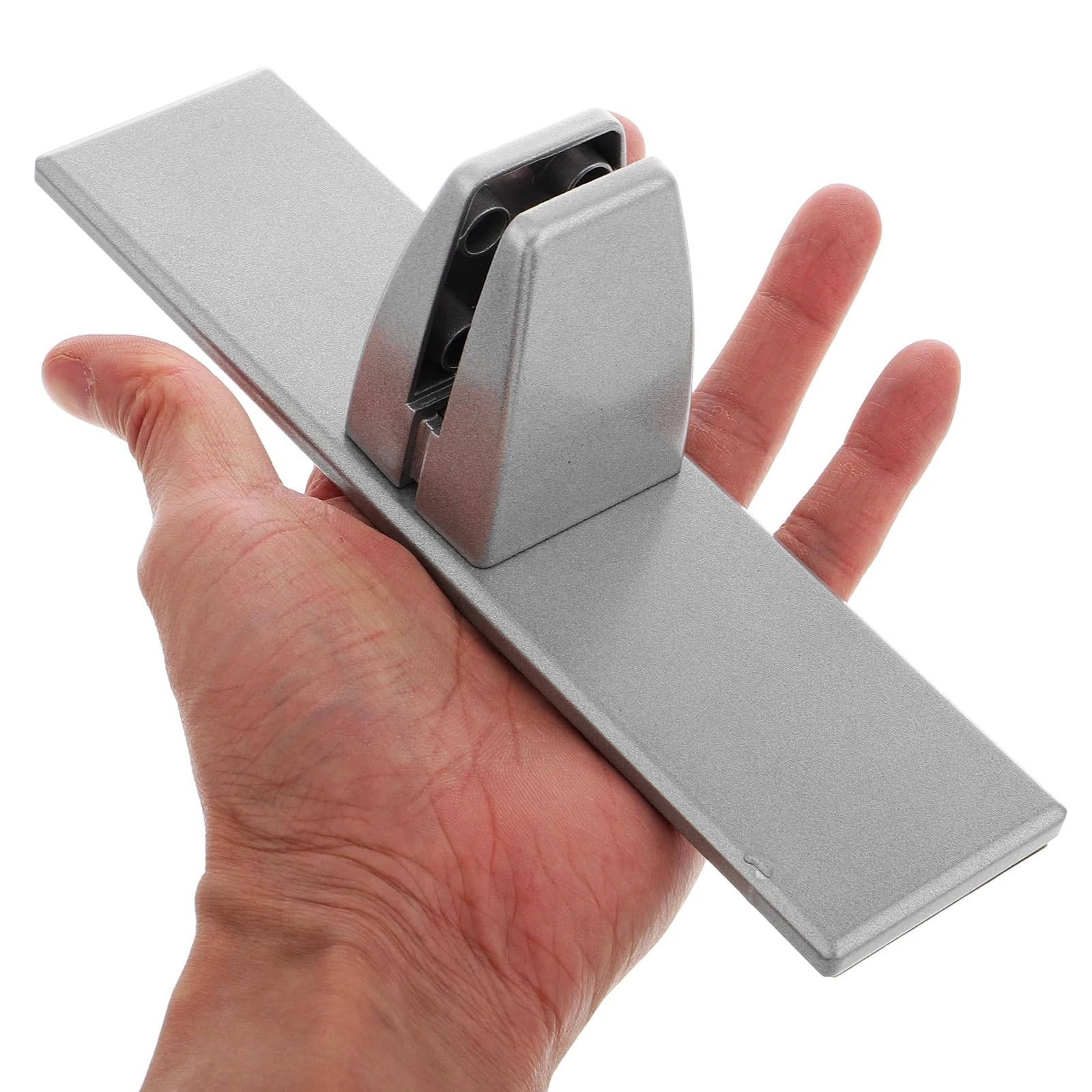 2 Pezzi di Supporto divisorio Verticale for Schermo Mobile esteso, for scrivania, for Pannello Base Piatto for Ufficio, in Vetro per Scrivania