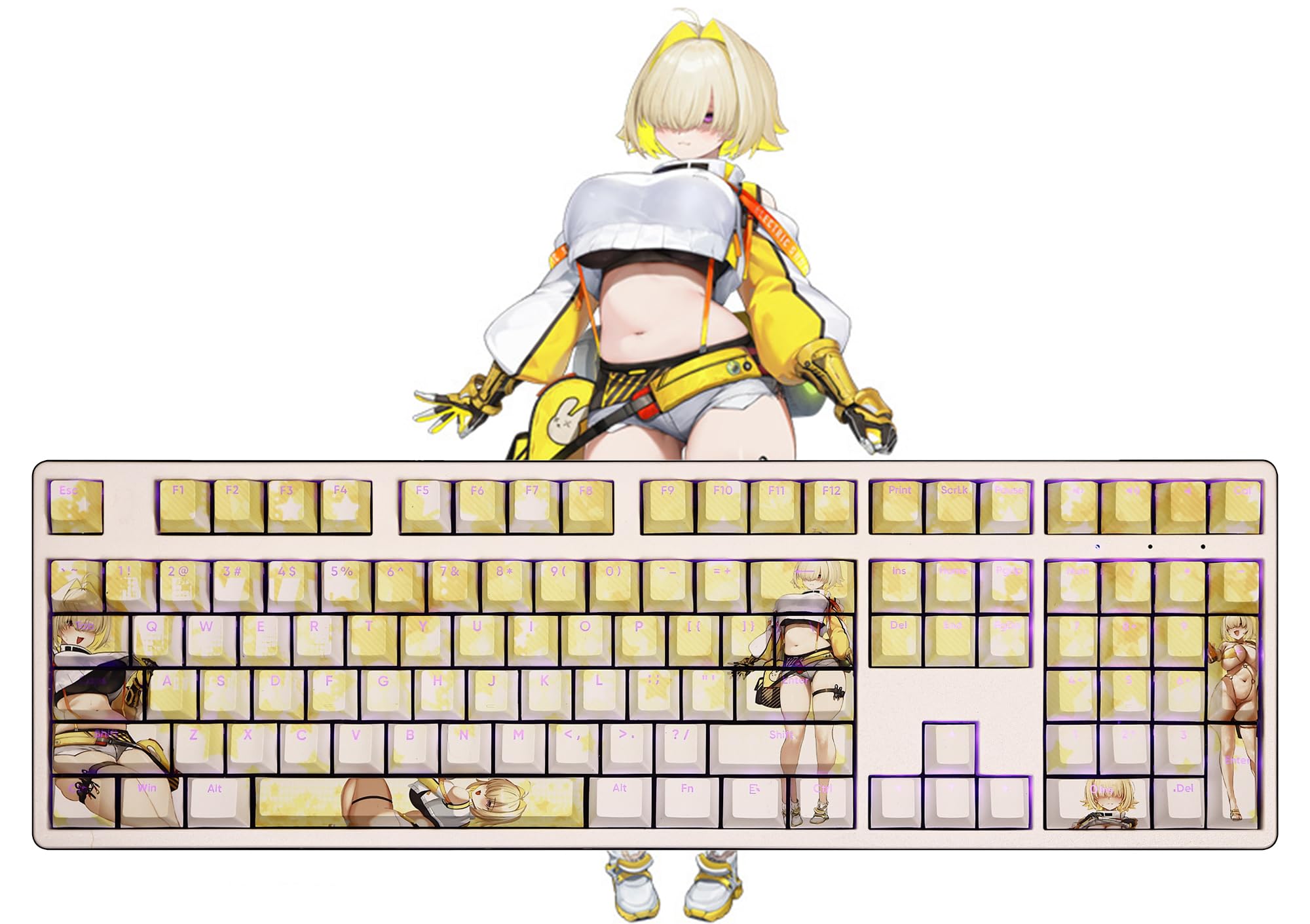 Amazon.co.jp: 勝利の女神 NIKKE キーキャップ エレグ ニケ PBT 熱昇華