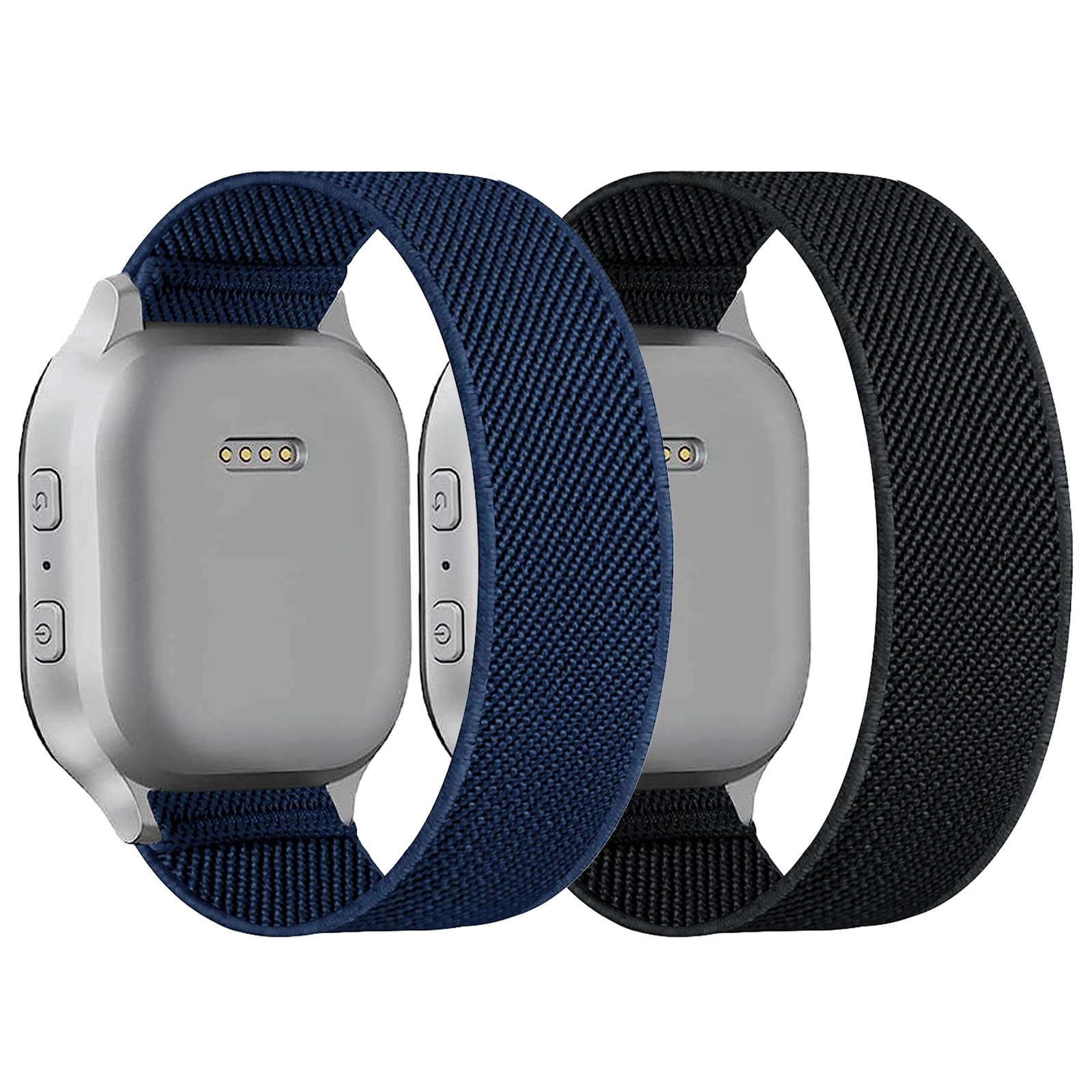 SimpleThings Band Replacement Compatible with Gabb Watch 2 1/ Gizmo Watch 3 2 1, 20mm Stretchy Solo Loop Gabb Watch Bands for Boys Girls and Small Wrists People, Easier to Put On & Off