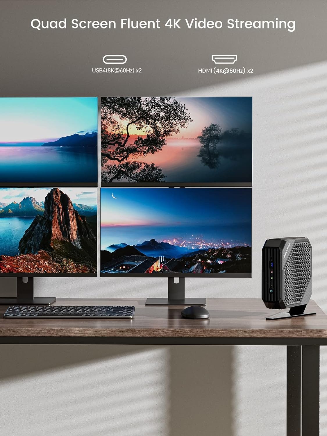 MINIS FORUM HX100G mini PC, AMD Ryzen 7 7840HS 8-rdzeniowy