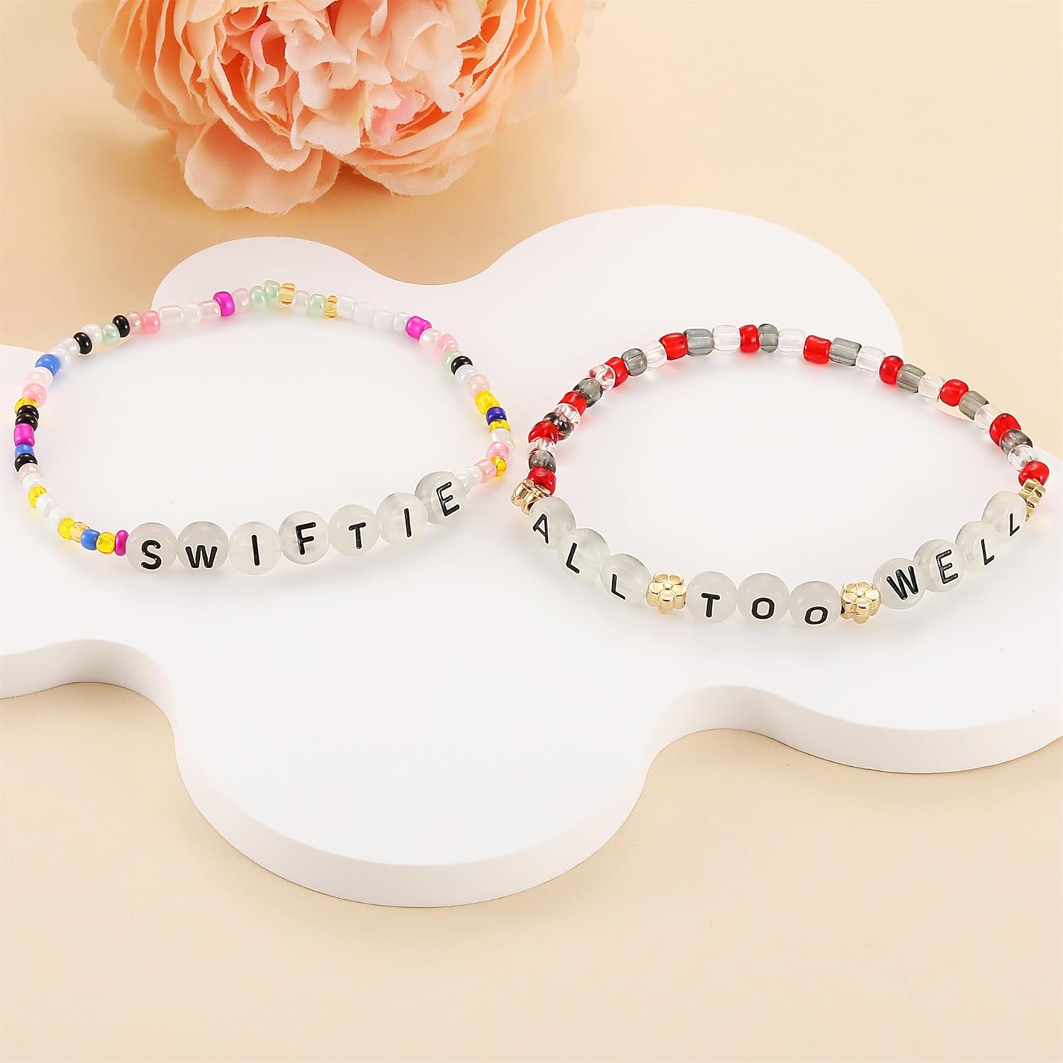 Miniatura 5 de HSWYFCJY Pulsera de título de canción de álbum para mujer, pulseras inspiradas en TS para amantes de la música, regalos para fanáticos del cantante,