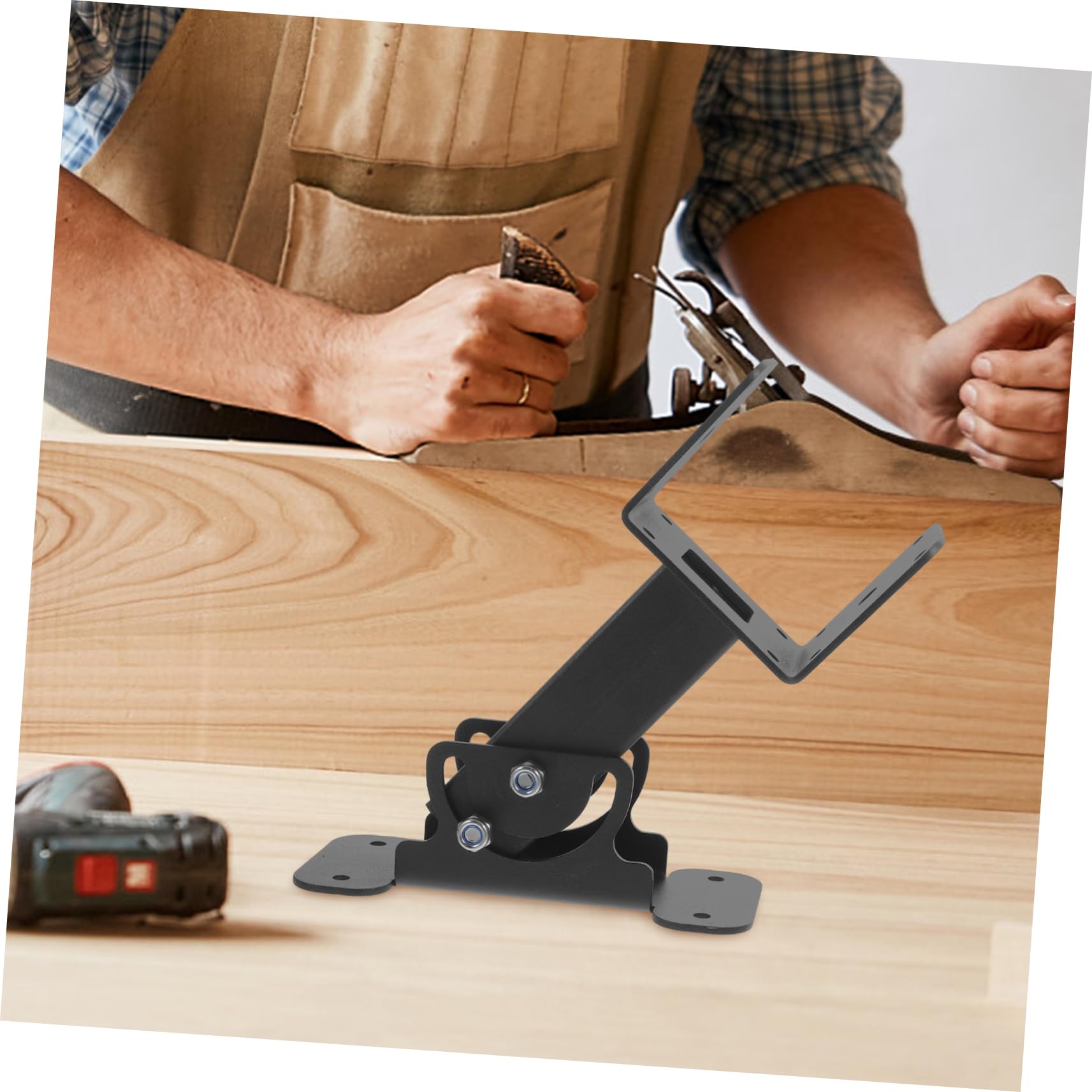 Kit Staffe per Pergola da Tetto, Supporto Angolare Rinforzato in Metallo, Design Regolabile, per Pergole da Esterno