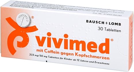 with Caffeine Against Headache Tablets Pack of 30