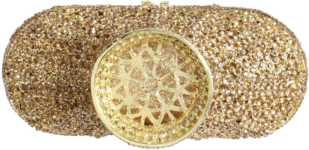 Women Vintage Floral Basket Rhinestones Evening Bag Flower Crystal Clutch Purse Diamond Handbag for Wedding Party
