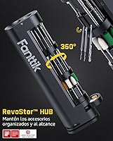 Vista 4 de Fanttik F2 Master Mini kit de herramientas rotativas inalámbricas, motor NeoPulse, 5 velocidades variables, 25000 RPM, cubo Revostor, 35 accesorios