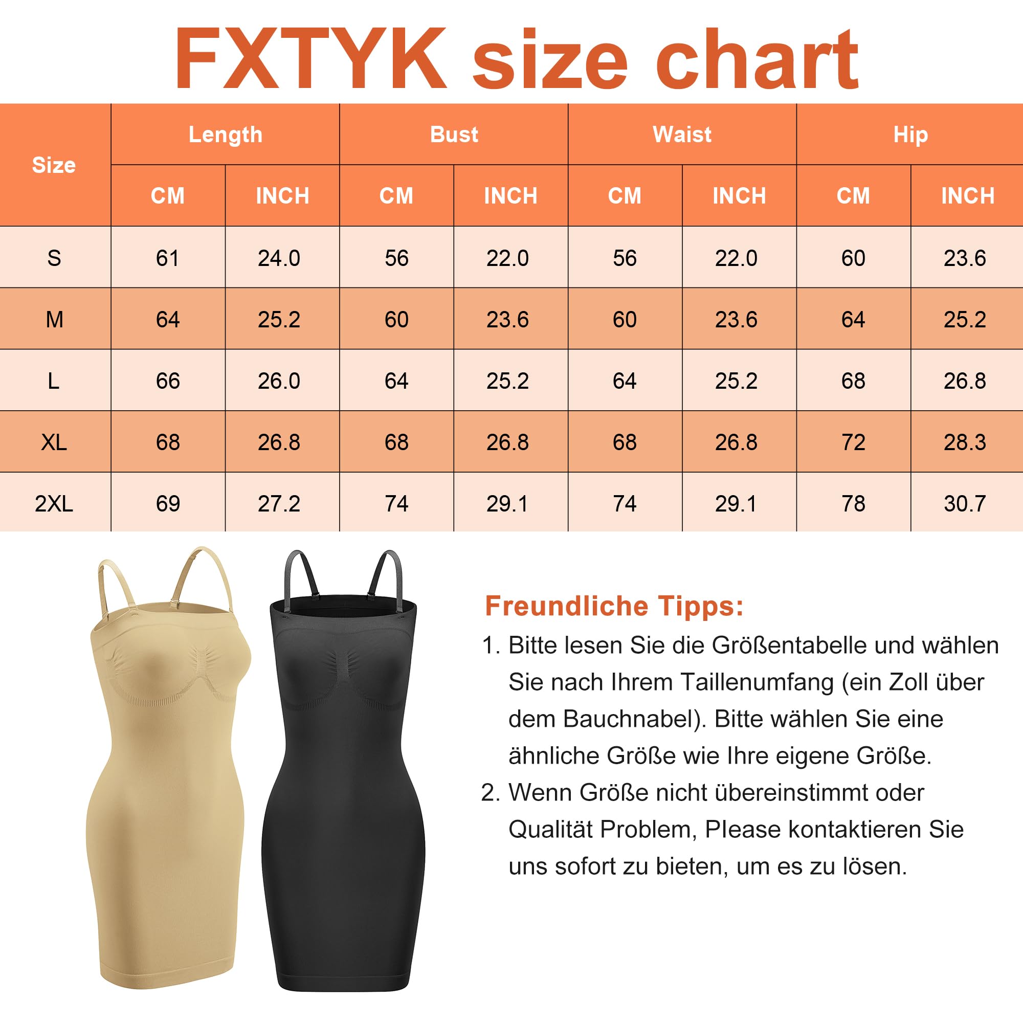 Robe gainante sans bretelles pour femme - Avec bretelles amovibles - Pour femme
