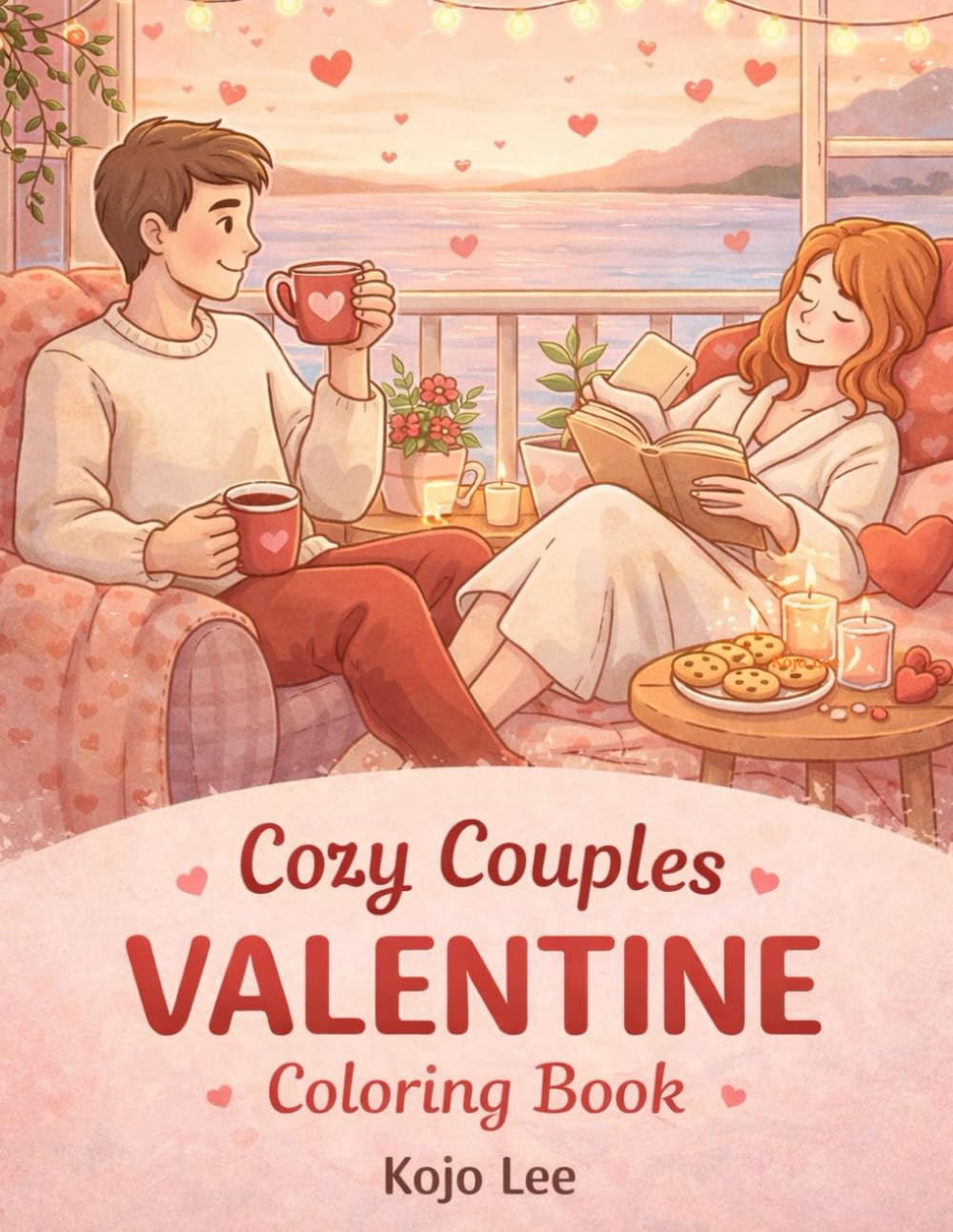 Cozy Couples Valentine: Hugging Scenes and Romantic Nooks for Adults