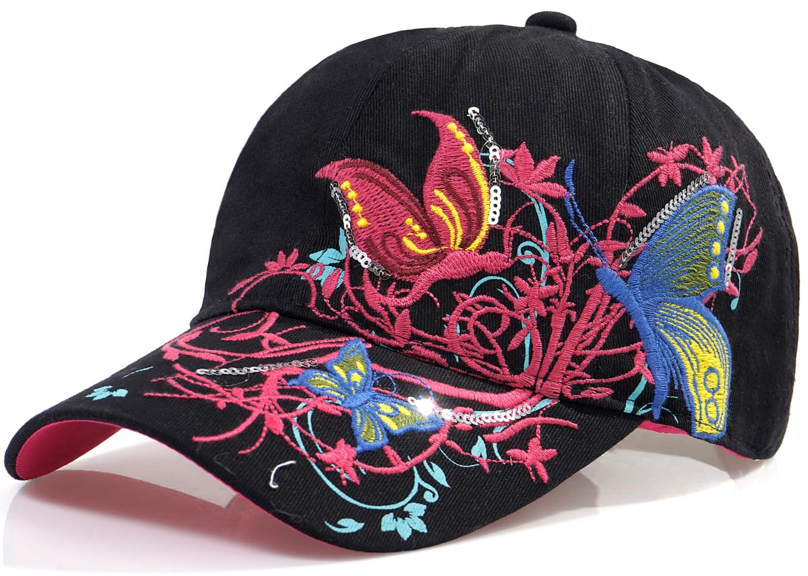 MESU Femmes Casquette de Baseball Réglable Respirant Brodé Sun Hat Sport Golf Sun Hat Casquette de Baseball Extérieure